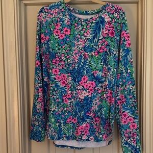 Lilly Pulitzer Multicolor Tropical Print Sweatshirt